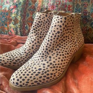 Leopard Print Booties
